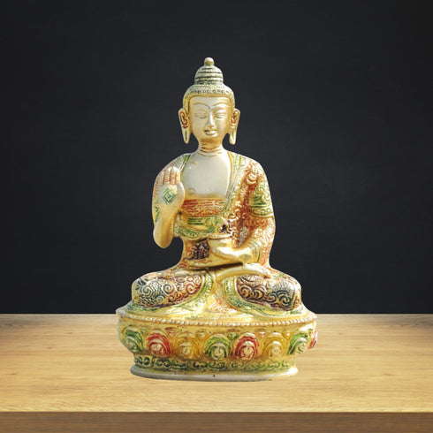 Brass Buddha Statue 1.4Kg