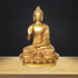 Brass Budha Statue With Super Fine Finish 1.36kg