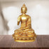 Brass Budha Statue With Super Fine Finish 1.36kg