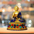 Brass Budha Statue With Turquoise Stone 9.342Kg