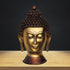 Brass Budha Head With Antique Finish 9.38Kg