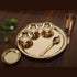 Pure Brass Thali Set 7 Pcs 1.200kg