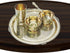 Pure Brass Thali Set 5 Pcs 1346g