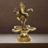 Brass Dancing Ganesh Lamp Deepak 5 Wicks 0.6kg