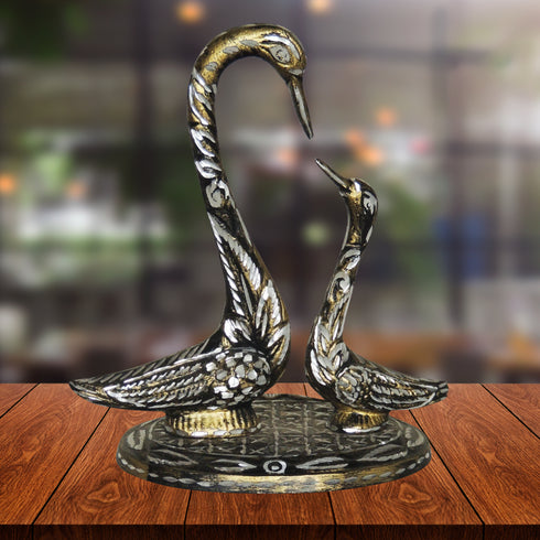 Brass Duck Pair Statue 0.7kg