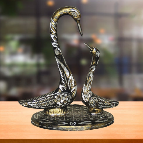 Brass Duck Pair Statue 0.7kg