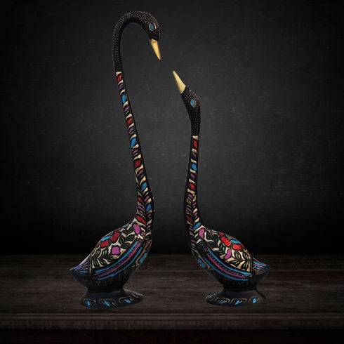 Brass Duck Pair Statue 1.16kg