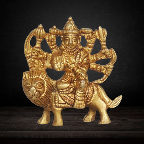 Brass Durga Devi Idol 0.11kg