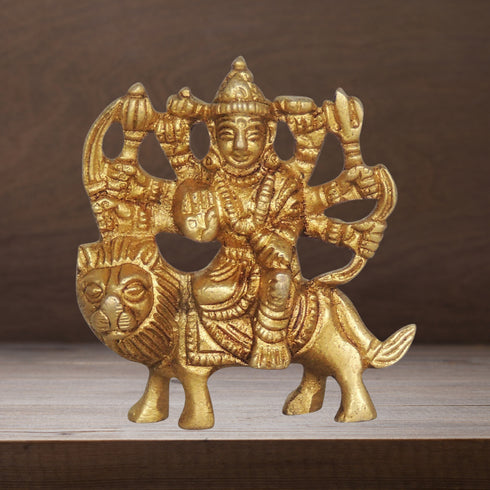 Brass Durga Devi Idol 0.11kg