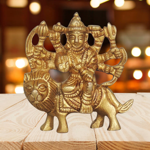 Brass Durga Devi Idol 0.11kg