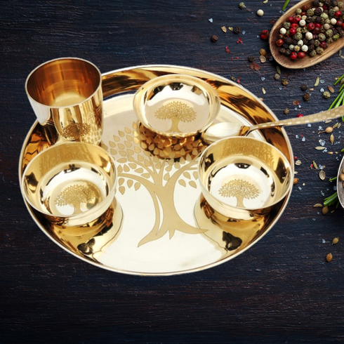 Pure Bronze Thali, Dinner Set
