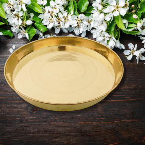 Brass Thali 0.46Kg