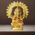 Brass Ganesh Ji God Idol Statue 4.093Kg