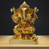 Brass Ganesh Ji God Idol Statue 4.093Kg