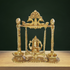 Brass Ganesh Jhula with Parrot and Deepak 1.76kg