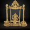Brass Ganesh Jhula with Parrot and Deepak 1.76kg