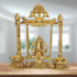 Brass Ganesh Jhula with Parrot and Deepak 1.76kg