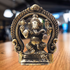 Brass Ganesh Circle God Idol Statue 0.26 Kg