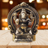 Brass Ganesh Circle God Idol Statue 0.26 Kg