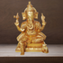 Brass Ganesh Ji Big Statue 3.9Kg