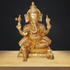 Brass Ganesh Ji Big Statue 3.9Kg