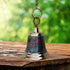 Brass Hanging Pooja Bell Blue Color 0.893Kg