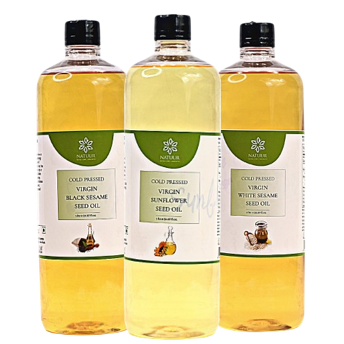 Natuur Cold Press Edible Oil (Pack of 3)