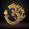 Brass Wall Hanging Om With Peacock Statue 2.57Kg