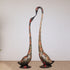 Brass Duck Pair Statue In Red Colour Medium 5.68kg