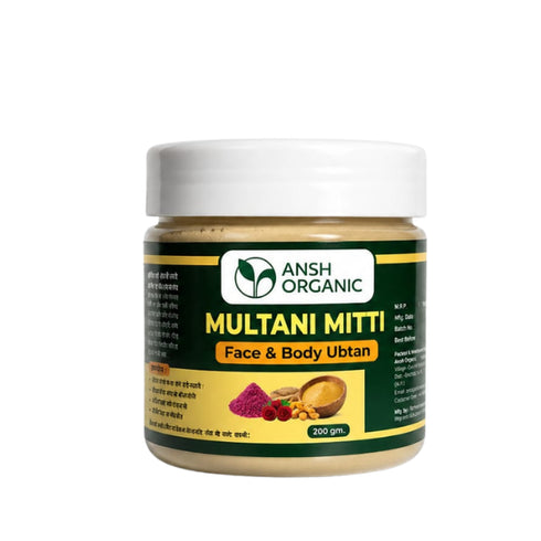 Ansh Organic Multani Mitti | Face & Body Ubtan