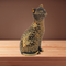 Brass Table Decor Showpiece Cat Statue 0.68kg