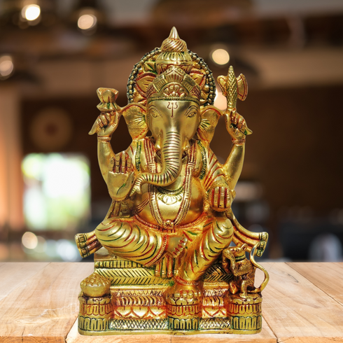 Brass Ganesh Ji 4Kg