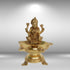 Brass Laxmi Oil Lamp Deepak 6 Wicks 2.25kg