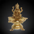 Brass Laxmi Oil Lamp Deepak 6 Wicks 2.25kg