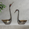 Brass Showpiece Duck Pair Statue 220g