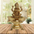 Brass Laxmi Oil Lamp Deepak 6 Wicks 2.25kg