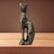 Brass Showpiece Cat Statue 0.424kg