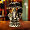 Brass Ganesh On Tree Statue 0.36kg
