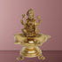 Brass Laxmi Oil Lamp Deepak 6 Wicks 2.25kg