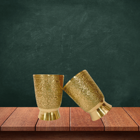 Brass Glass 215g(Pack of 12)