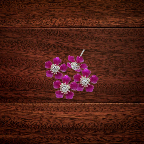 Pure Silver Assorted Flowers 7g (Pack of 4)