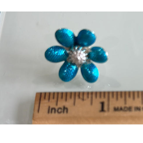 Pure Silver Blue Color Flowers 9g (Pack of 3)