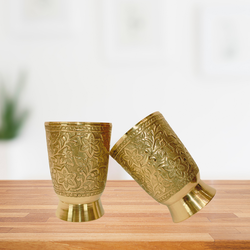 Brass Glass 215g(Pack of 12)