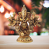 Brass Ganesh Parivar God Idol Statue 0.62Kg