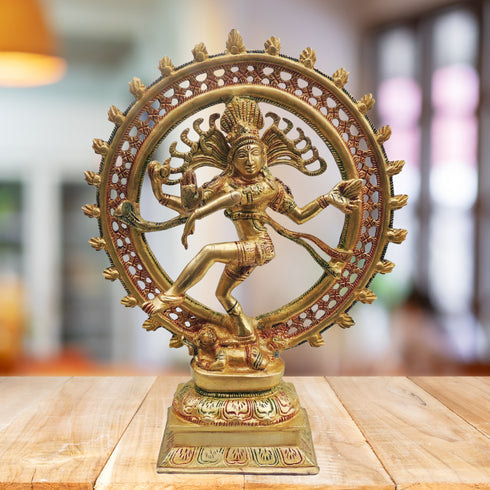 Brass Showpiece Nataraj Statue 4.16kg