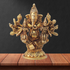 Brass Ganesh Parivar God Idol Statue 0.62Kg