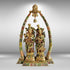 Brass Radha Krishna Darbar Colour God Statue 58Kg