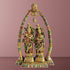 Brass Radha Krishna Darbar Colour God Statue 58Kg