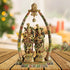 Brass Radha Krishna Darbar Colour God Statue 58Kg