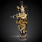Brass Krishna God Idol Statue 15.4kg